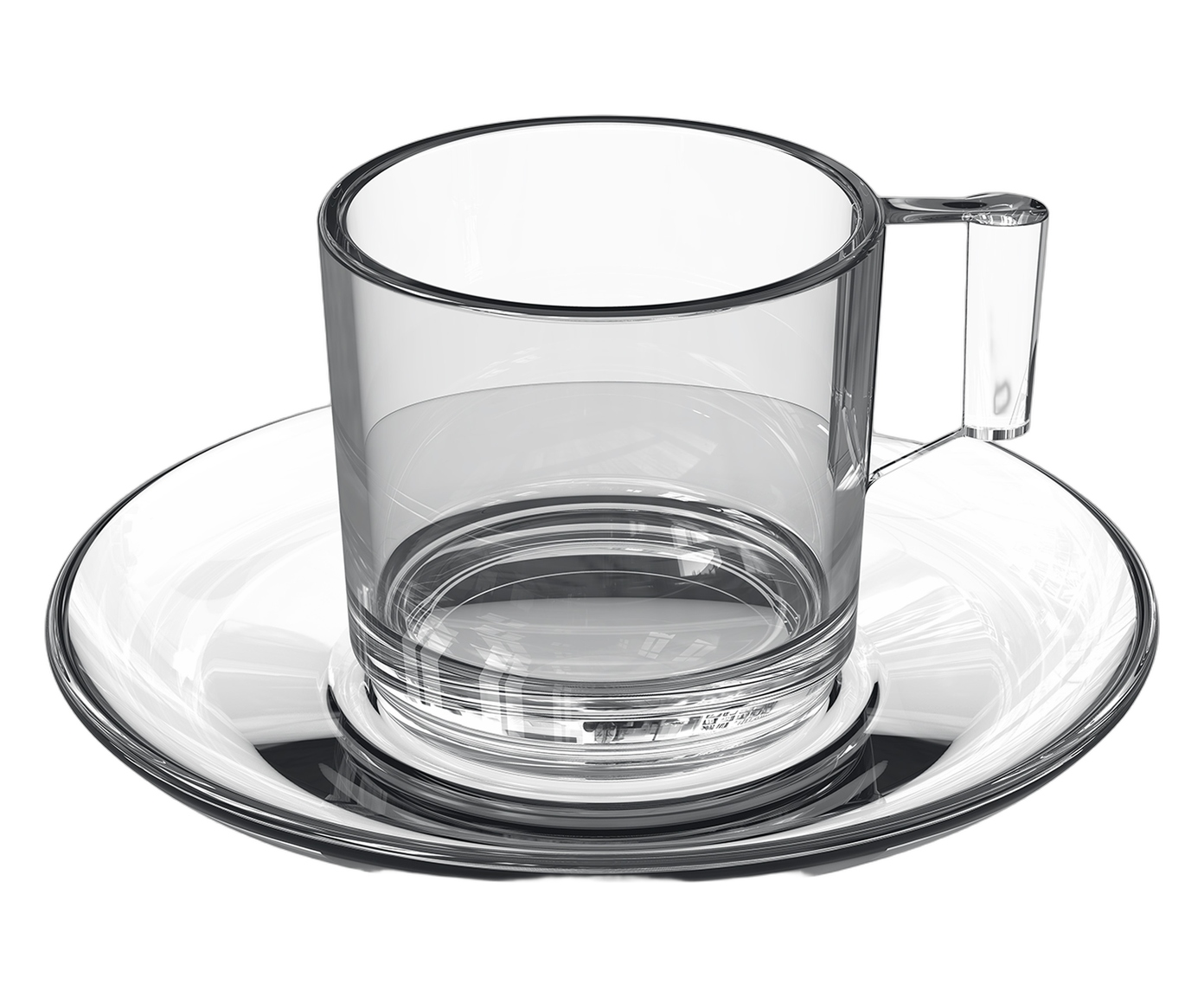 Jogo de X&iacute;caras para ch&aacute; Dia a Dia em vidro 185ml - image 0