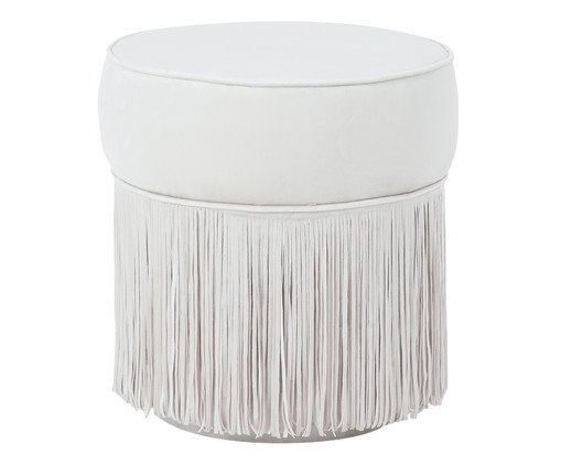 Puff Franja Simples - Off White image number 0