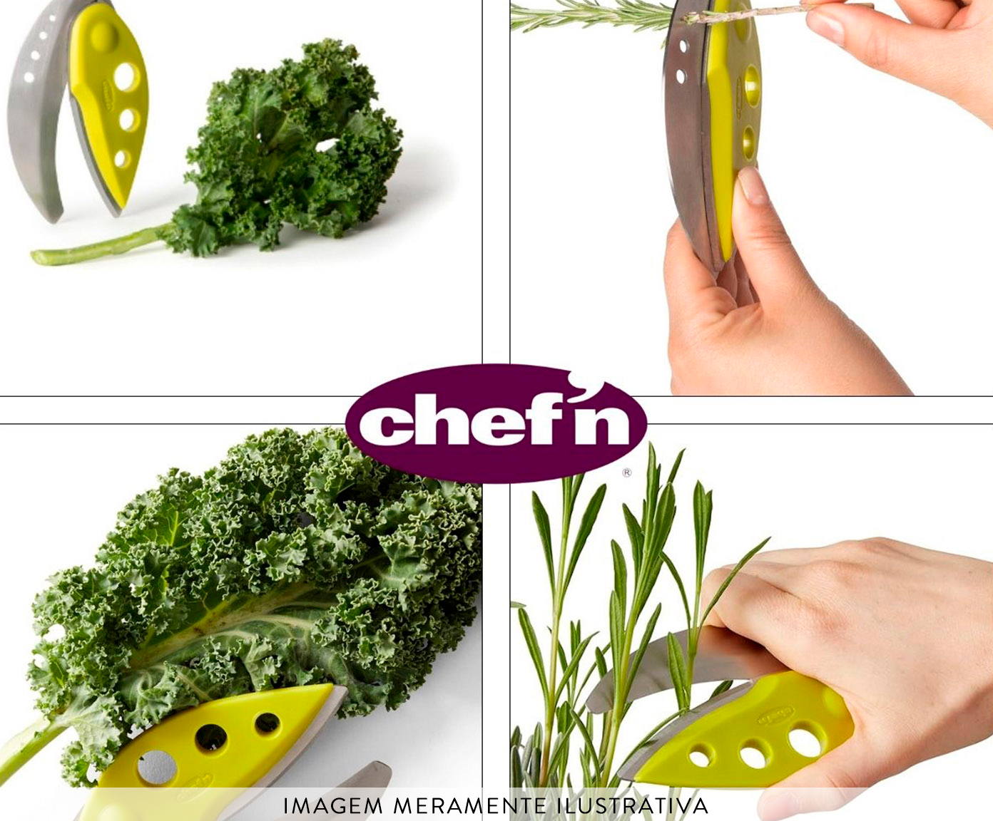 Tesoura com Removedor em Ervas Tomilho Chef'n image number 1