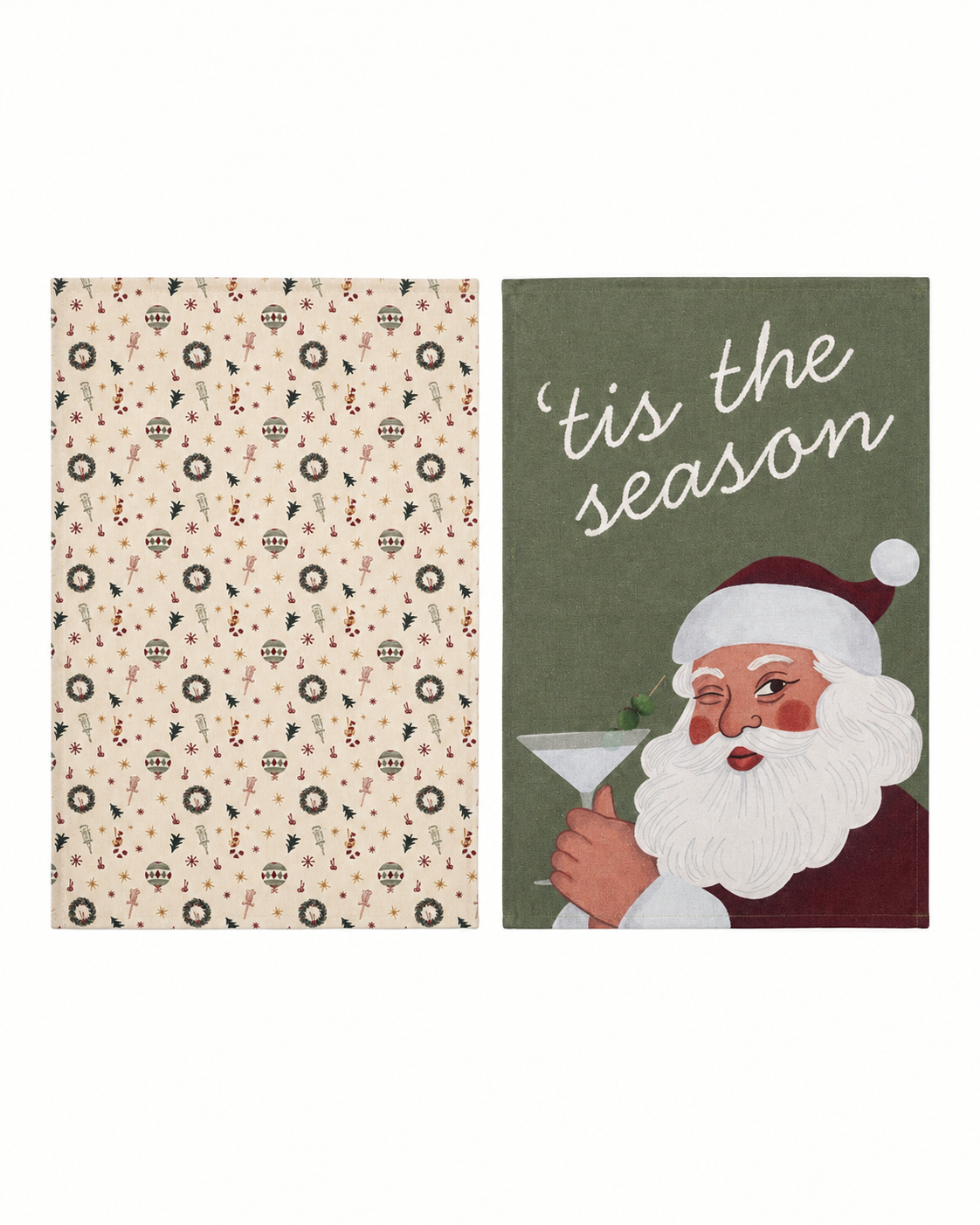 Jogo de Pano de Copa Estampado Tis The Season - image 0