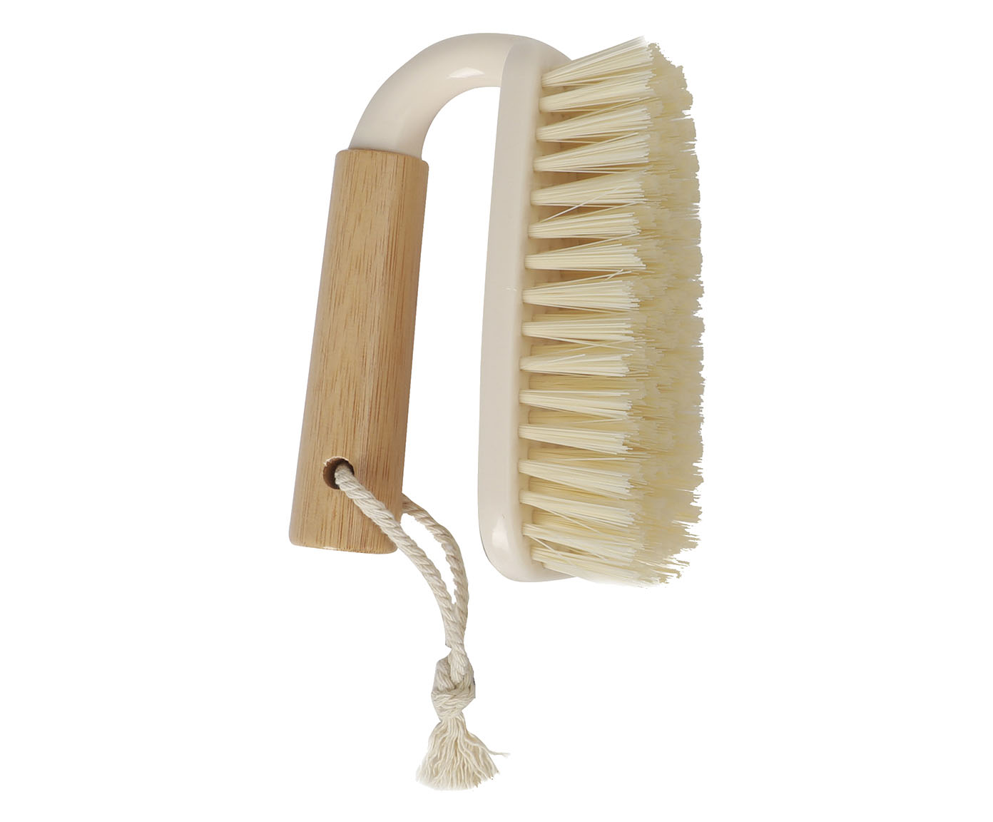 Escova de Limpeza com Cabo em Bambu Multiuso Oikos Off-White - image 0