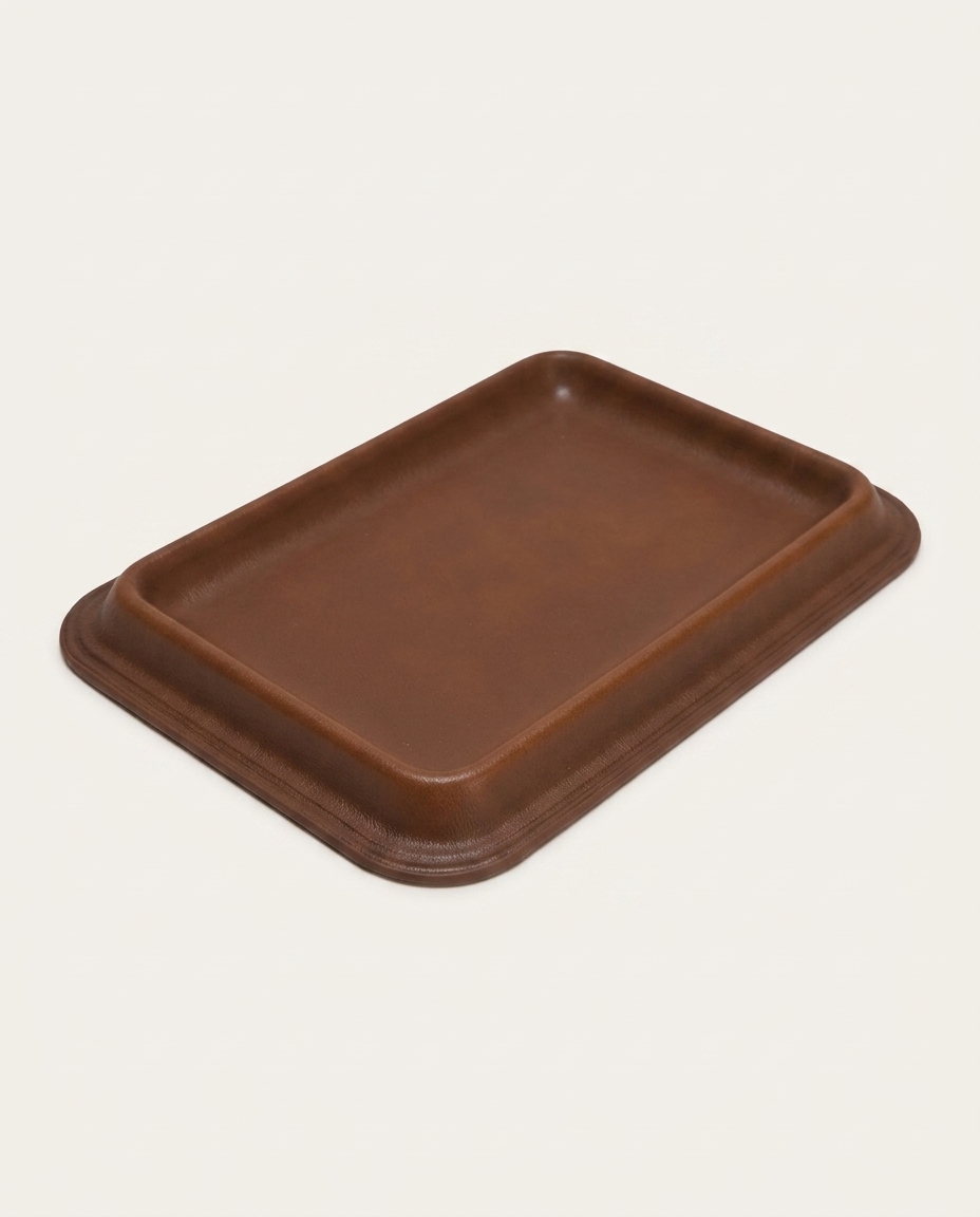 Bandeja Decorativa Decorativa Tabula Marrom - image 0