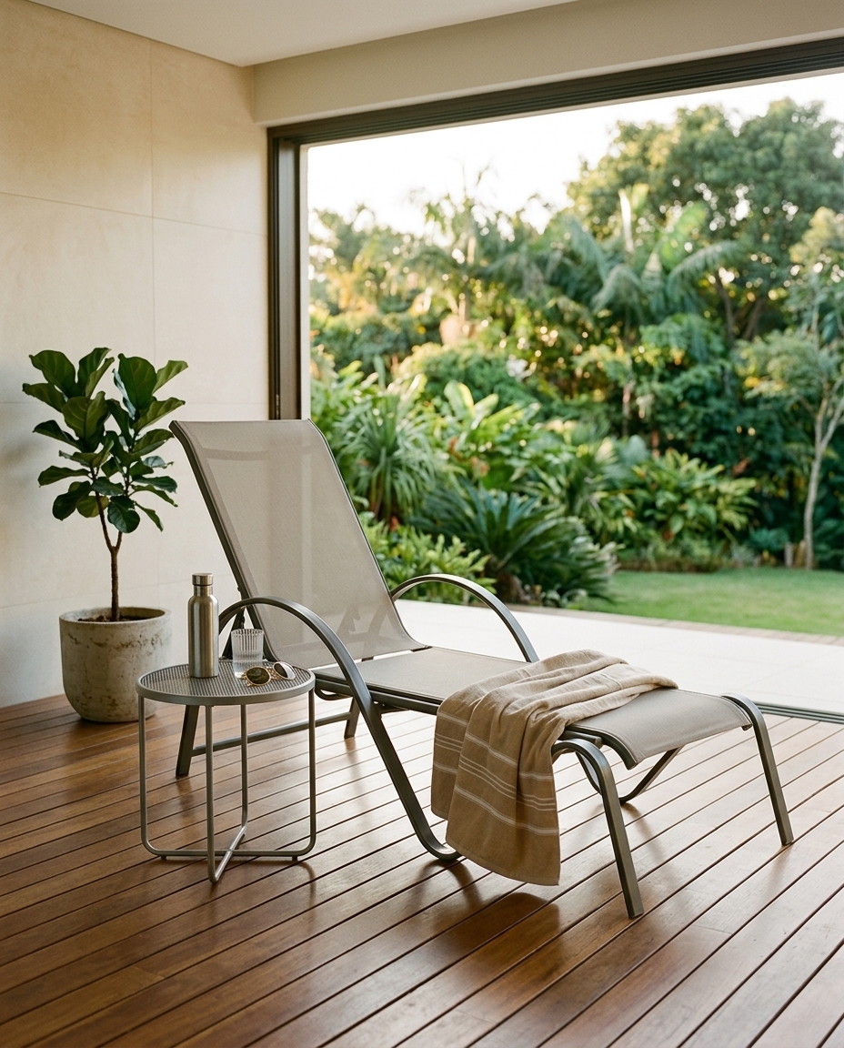 Chaiselongue Santarem - Marrom image number 9
