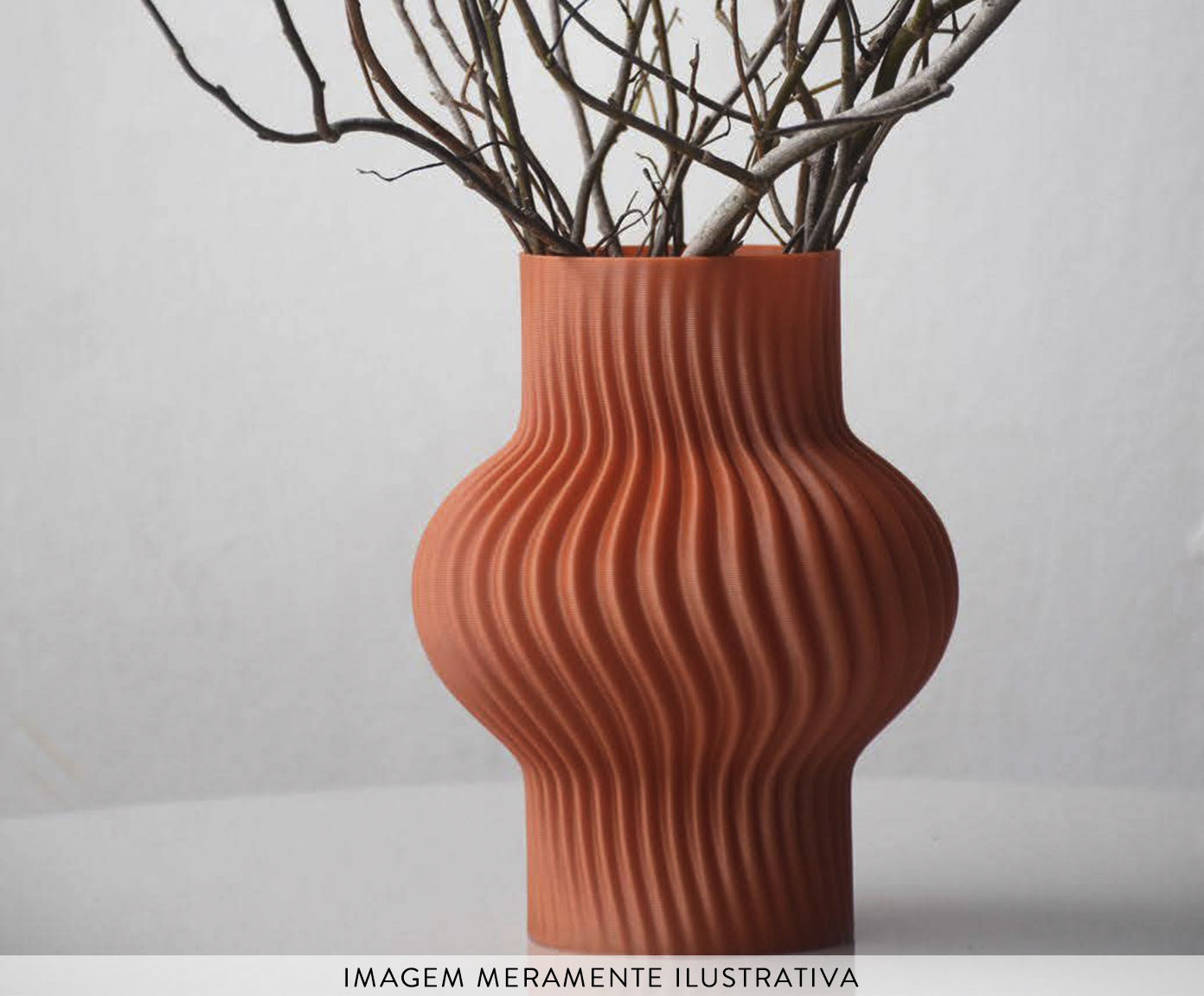Vaso Onda 1 Terracota image number 4