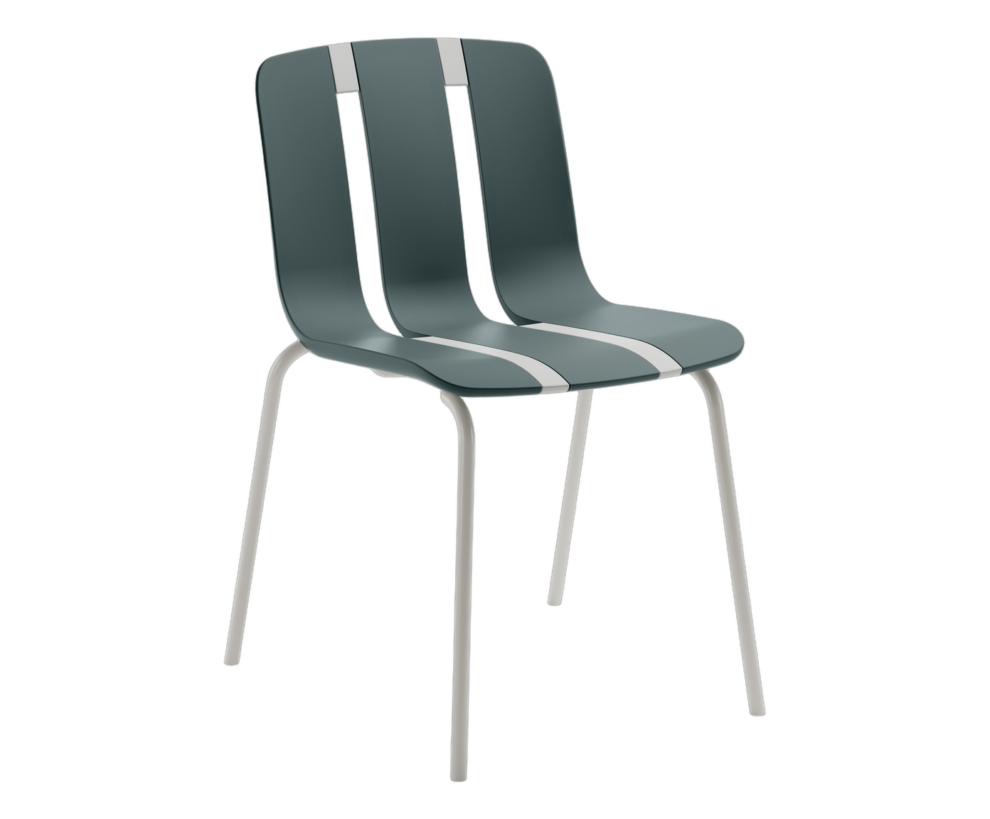 Cadeira Linea Azul Aura Base Off White image number 0