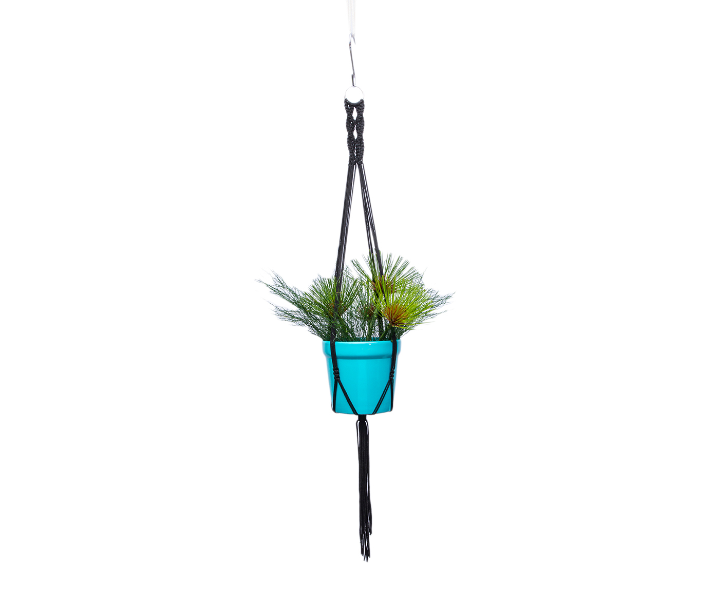 Hanger em Macram&ecirc; Wish Preto - image 1