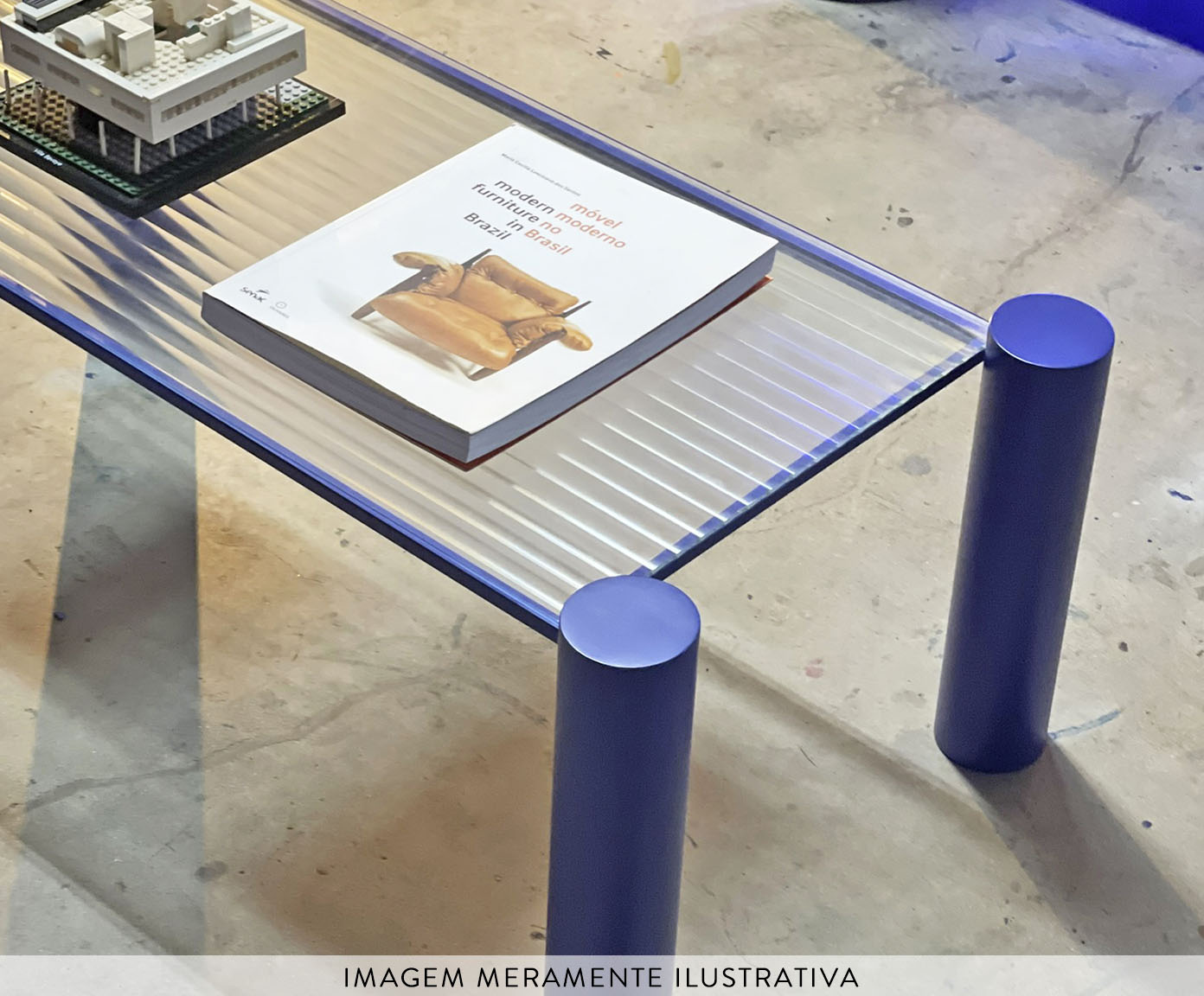 Mesa de Centro Tiago Azul - image 1