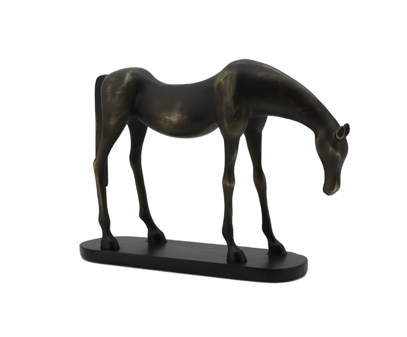 Adorno Cavalo em Resina Bronze - image 0