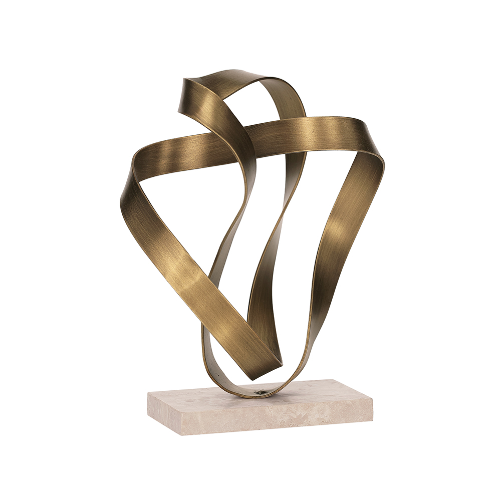 Escultura Couzinate Dourado - image 1