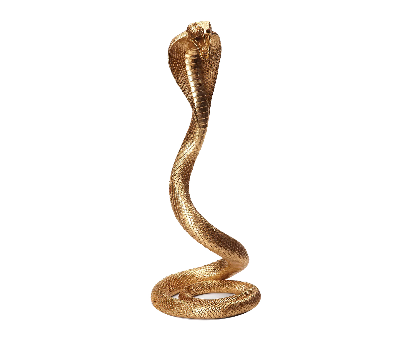 Escultura Serpente - Dourado image number 0