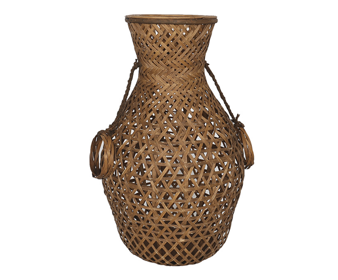Vaso Decorativo Fuite Marrrom Grande image number 0