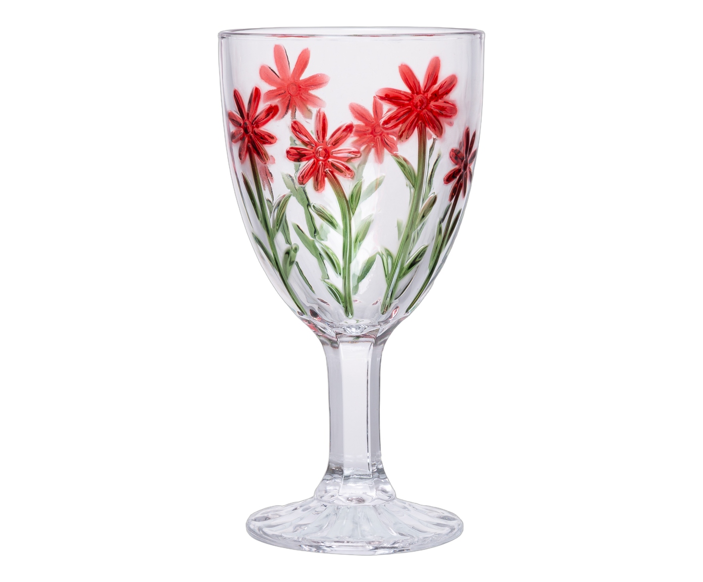 Ta&ccedil;a em Cristal Ecol&oacute;gico Red Flower image number 0