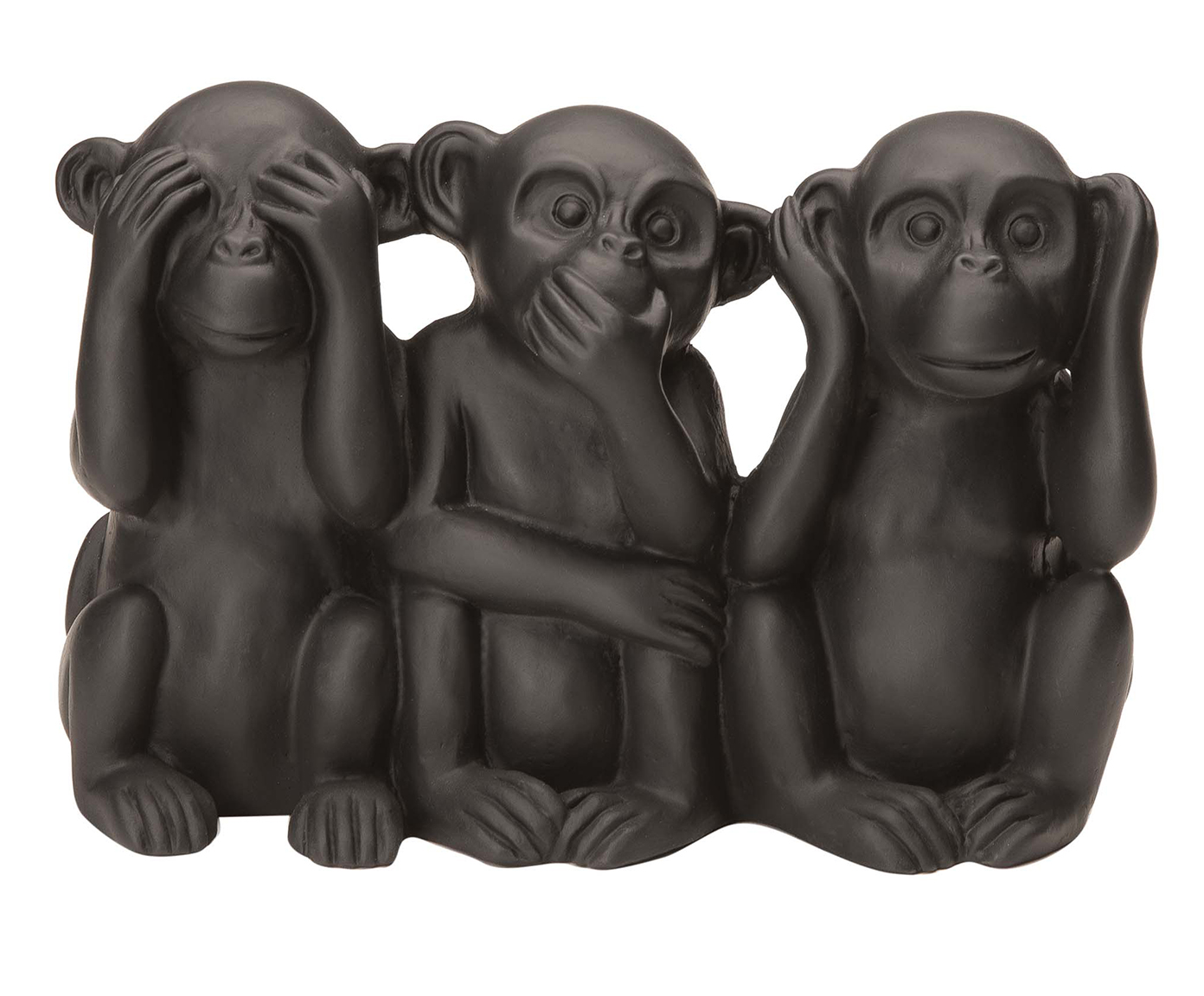 Adorno Macacos Cinza image number 0