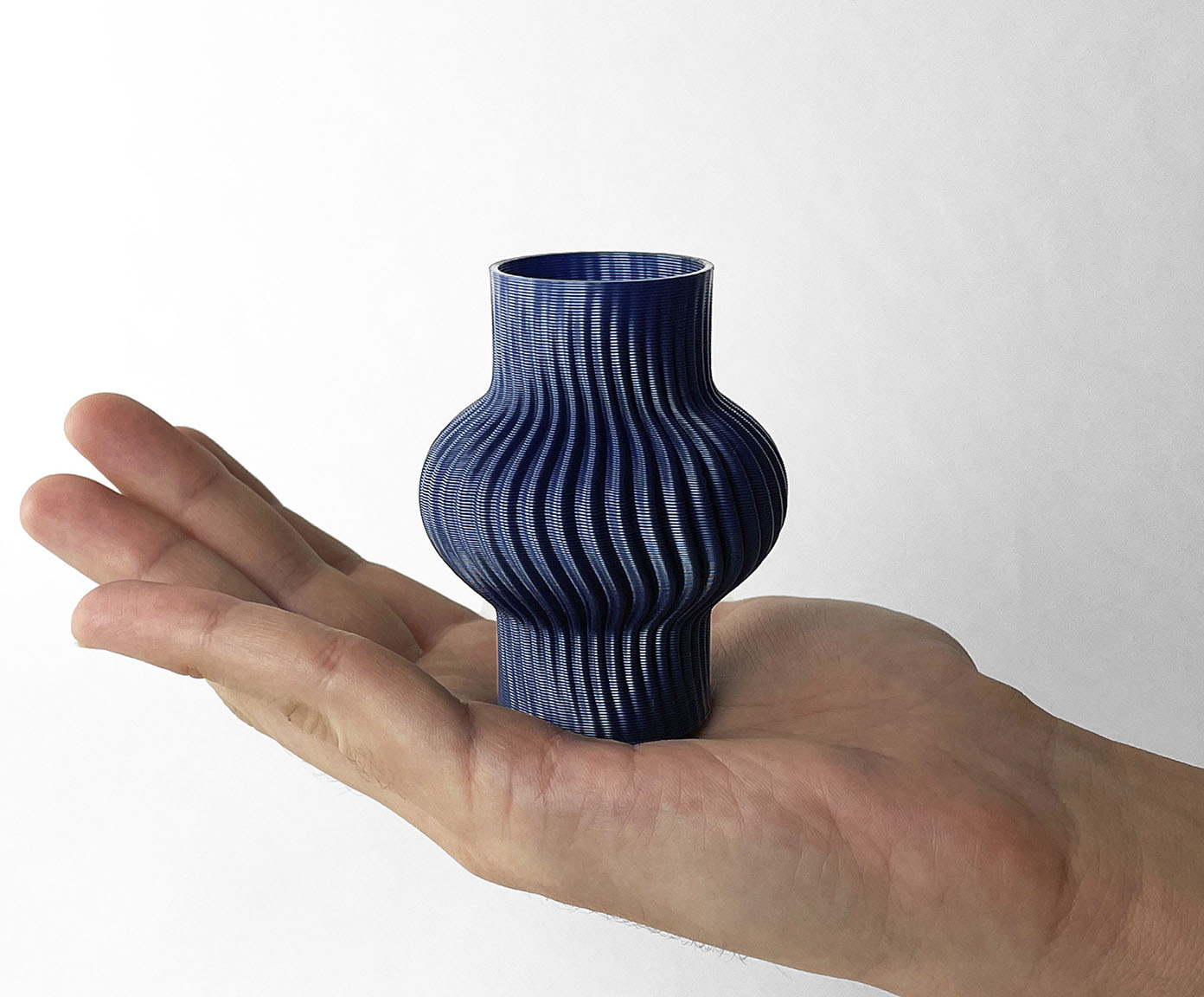 Mini Vaso Onda 1 Azul image number 3