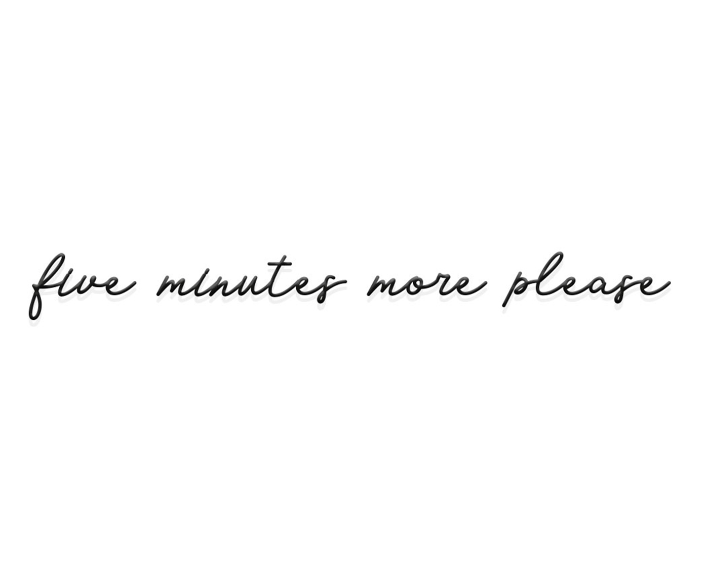 Adorno de Parede Five Minutes image number 0