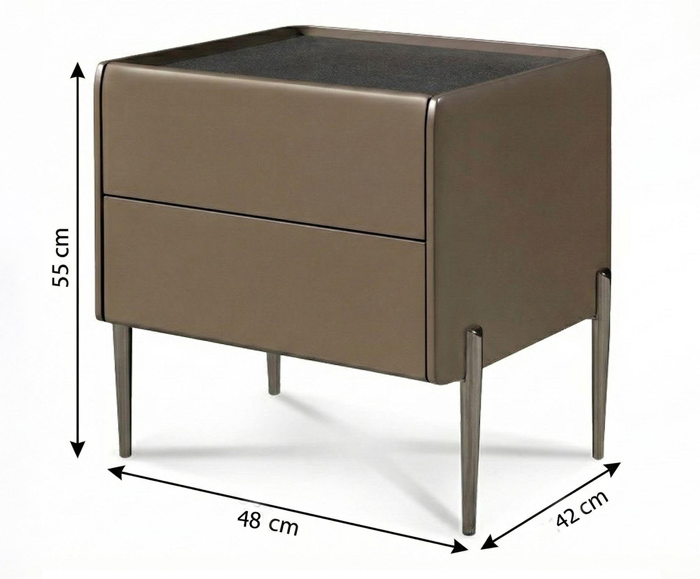 Mesa de Cabeceira Inteligente Smart Orion Capuccino - image 1