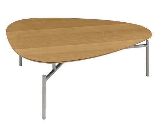 Mesa De Centro Doha Laminado Castanho image number 0