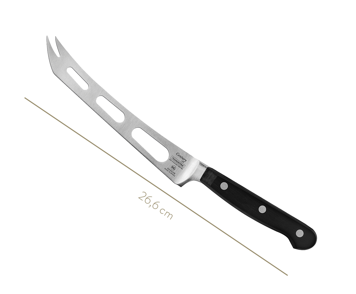 Faca para Queijo em Inox Agile 6" - Preta image number 2