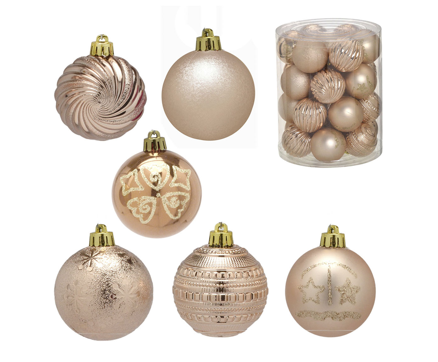 Bolas de Natal Bronze - 26 Unidades - image 0