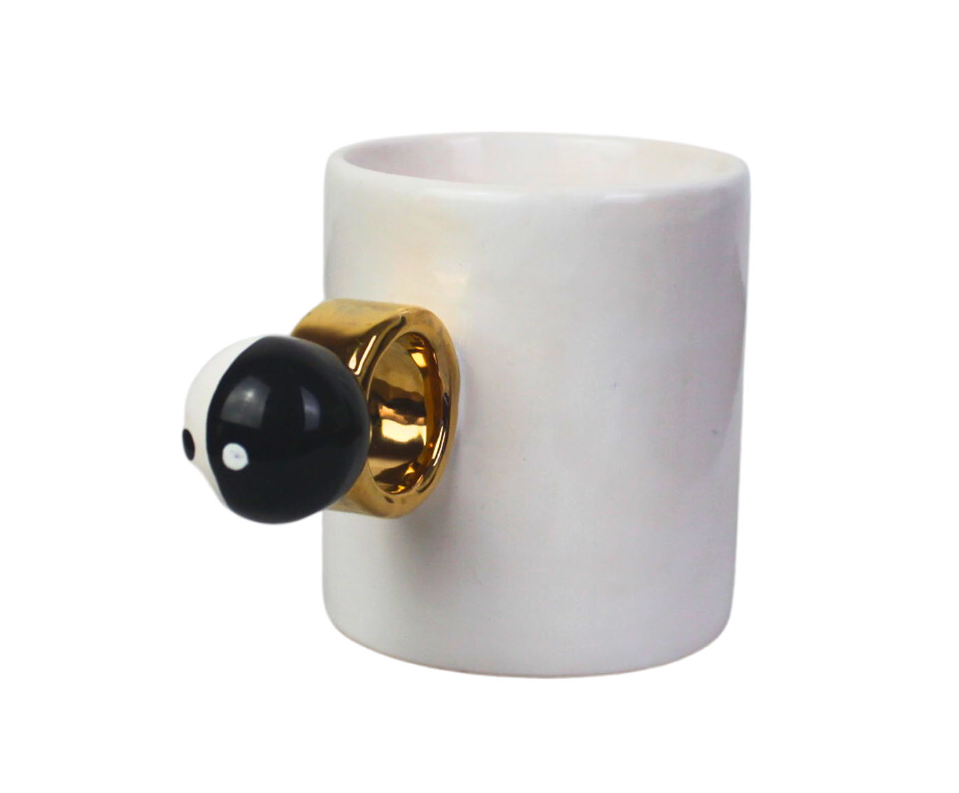 Caneca Yin Yang Gold image number 0