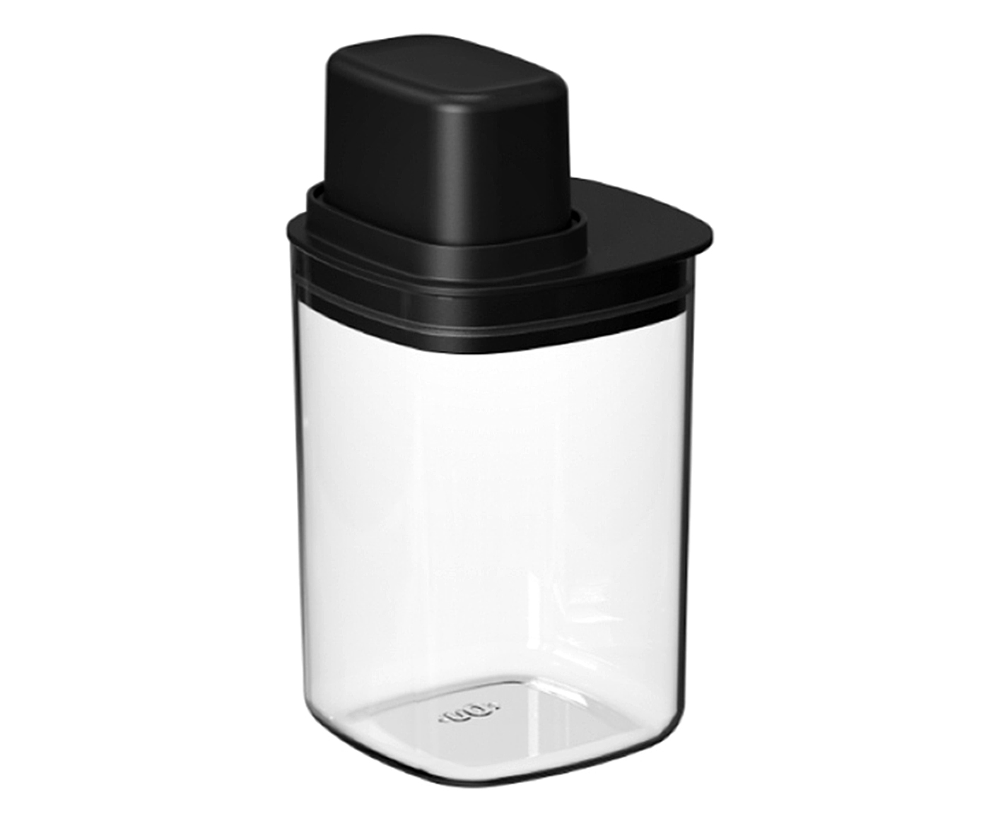 Pote Herm&eacute;tico com Medidor Drop Preto - image 0
