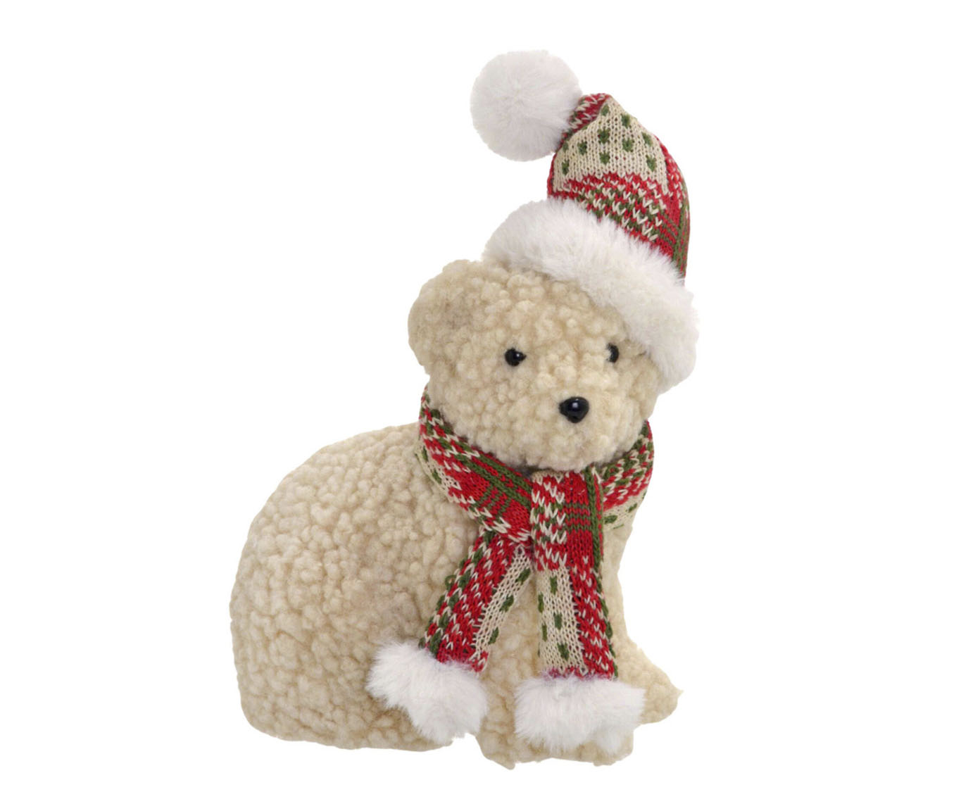 Urso Natalino Decorativo Marrom - image 0