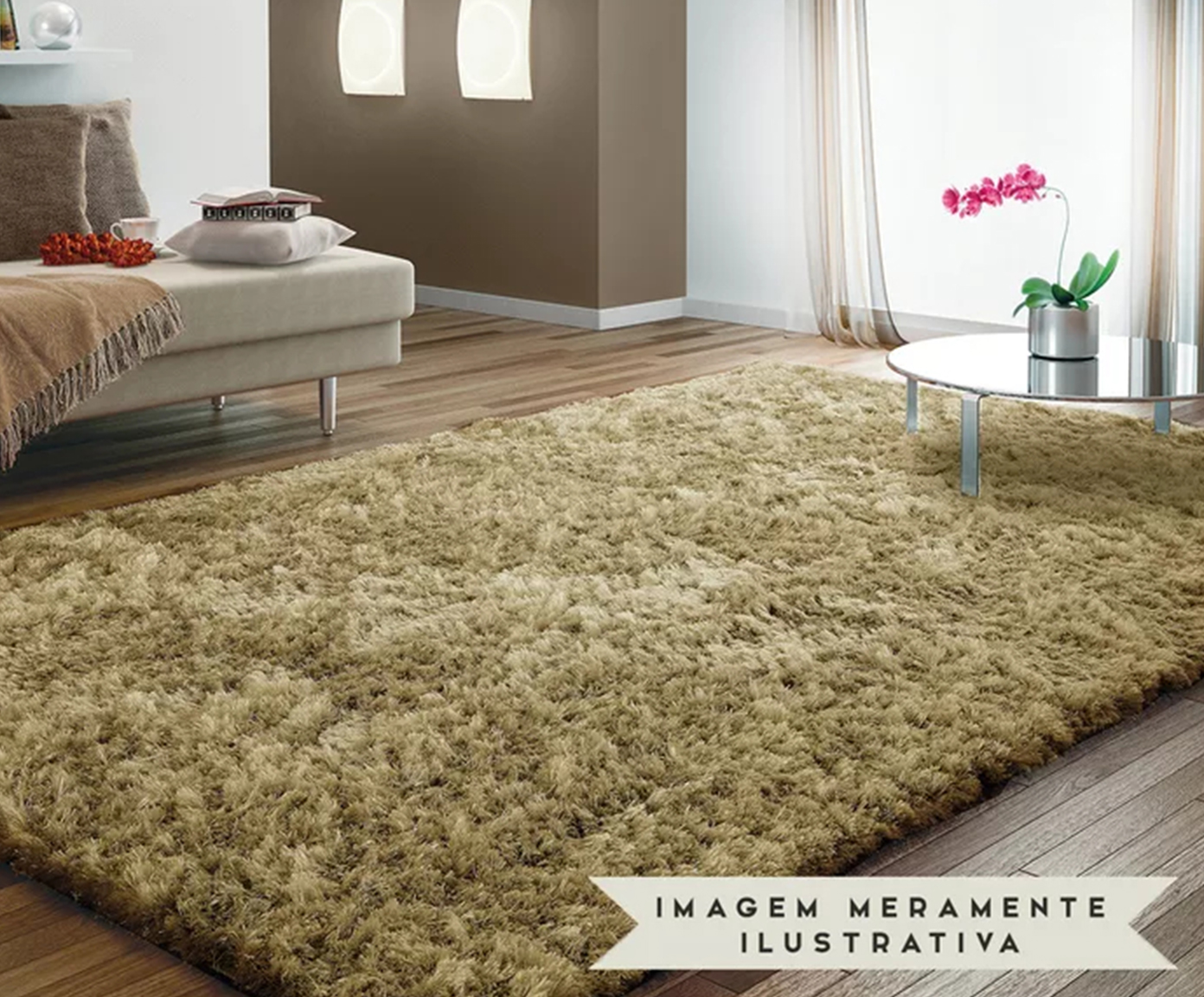Tapete Shaggy Tufting Joy Duna Bege image number 2
