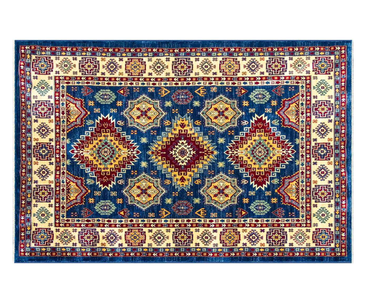 Tapete Turco Kasakh Mira Azul - image 1
