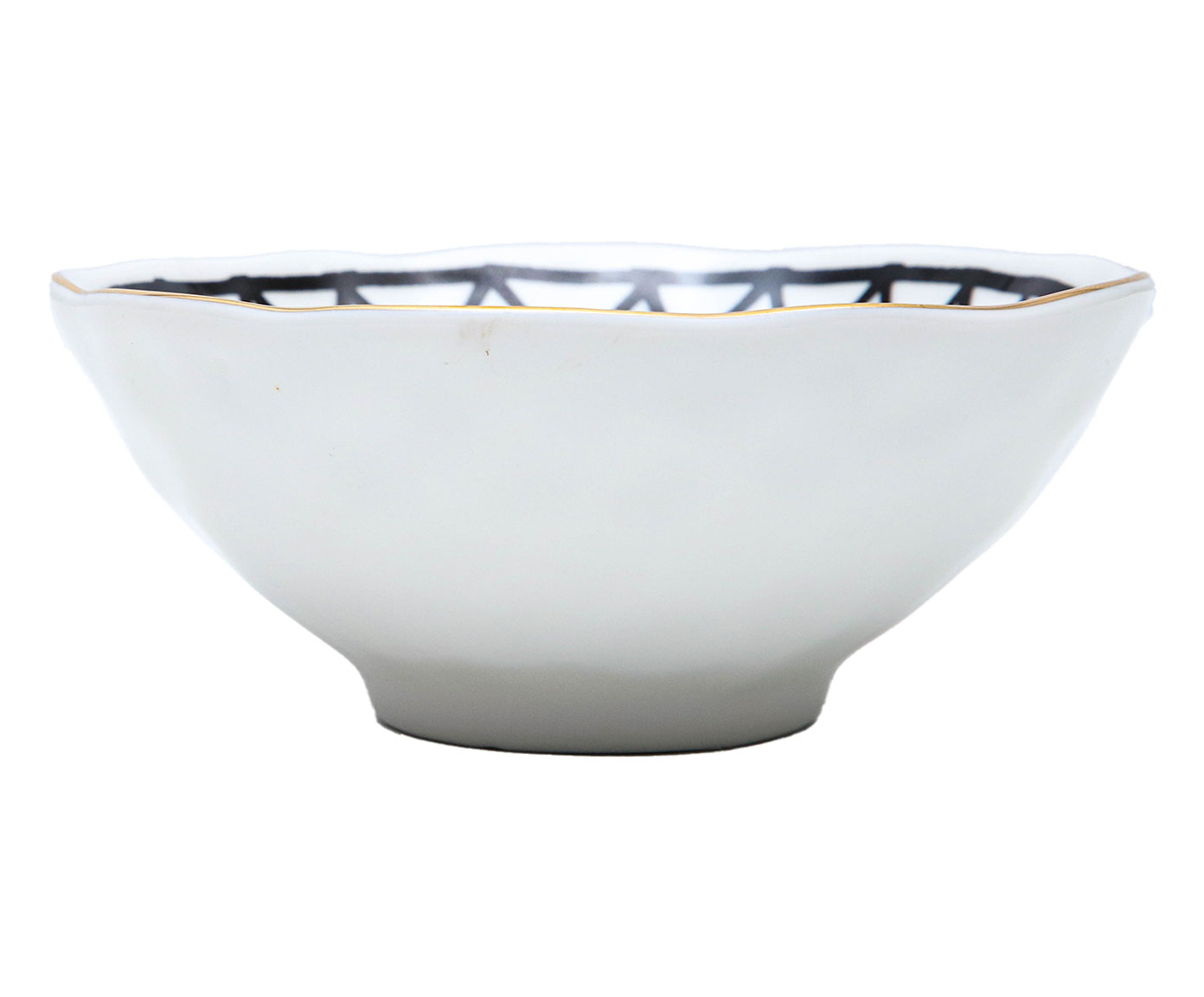 Bowl em Porcelana Sam - Branco e Preto image number 2