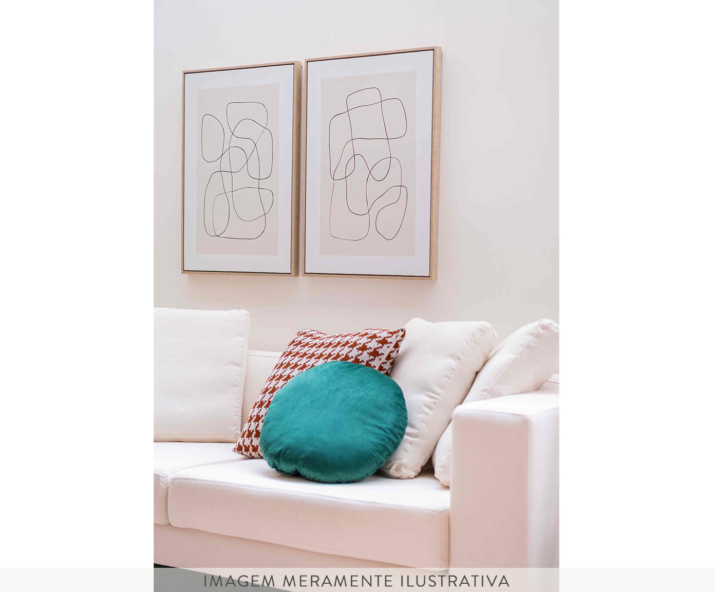 Jogo de Quadros em Canvas Sidney image number 2