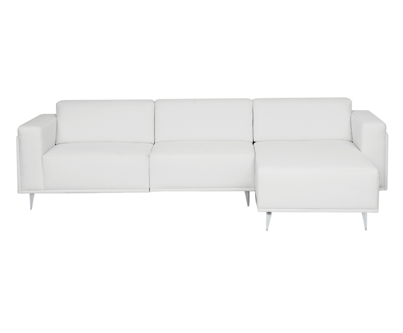 Sof&aacute; Modular com Chaise Esquerda em Linh&atilde;o Antonio Cotton Cru - image 0