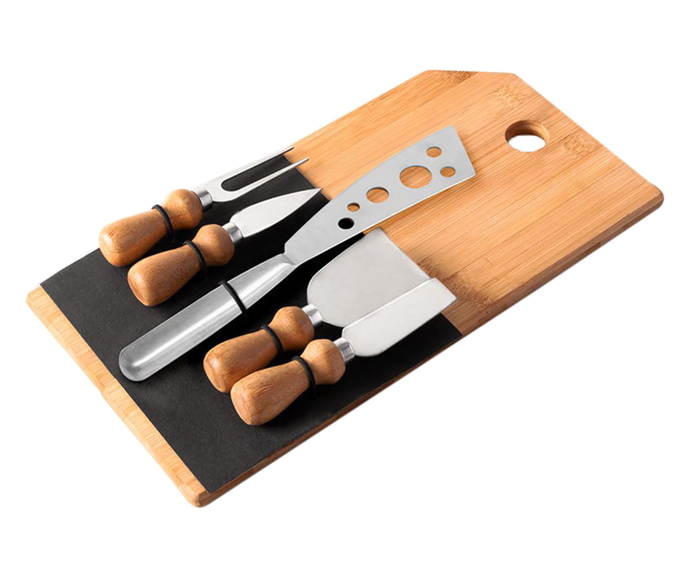 Jogo para Queijo em Bambu E Inox Oregon image number 2