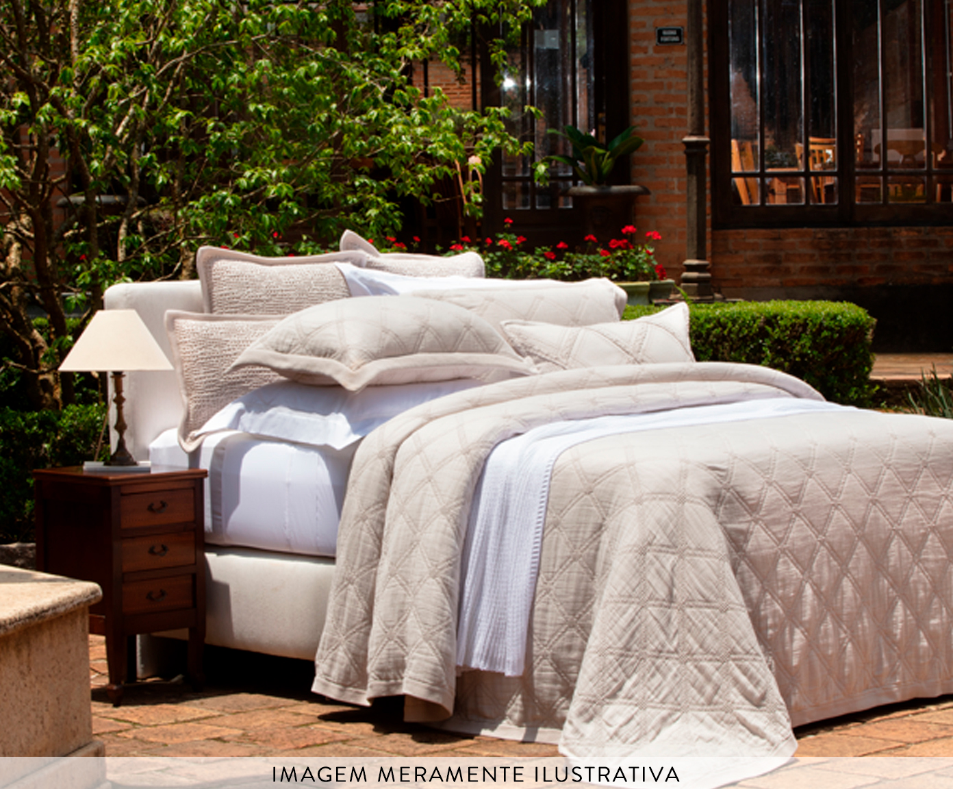 Jogo de Cobre-Leito Jacquard Monserrate Fendi image number 2
