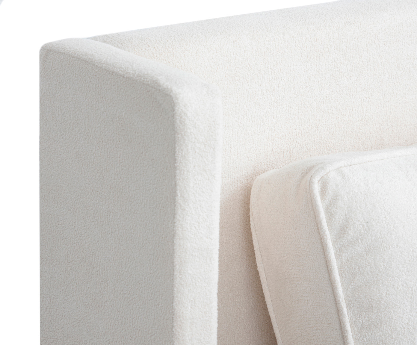 Cabeceira Com Almofad&atilde;o Em Boucle Classic OffWhite image number 5