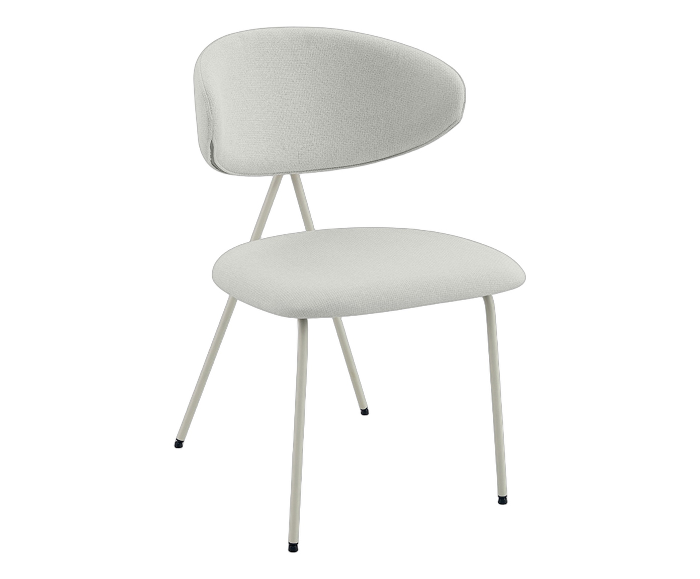 Cadeira Pilar Tecido Base Off White - image 0