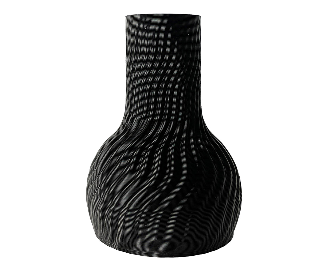 Mini Vaso Onda 2 Preto image number 0