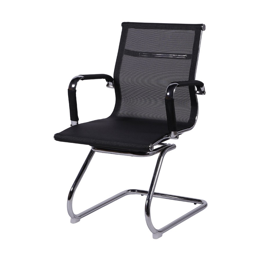 Cadeira Fixa Office Eames Tela Preta - image 0