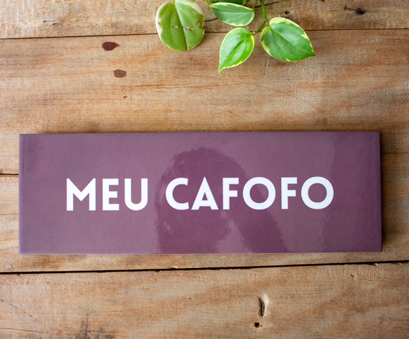 Azulejo Decorativo "Meu Cafofo" image number 1