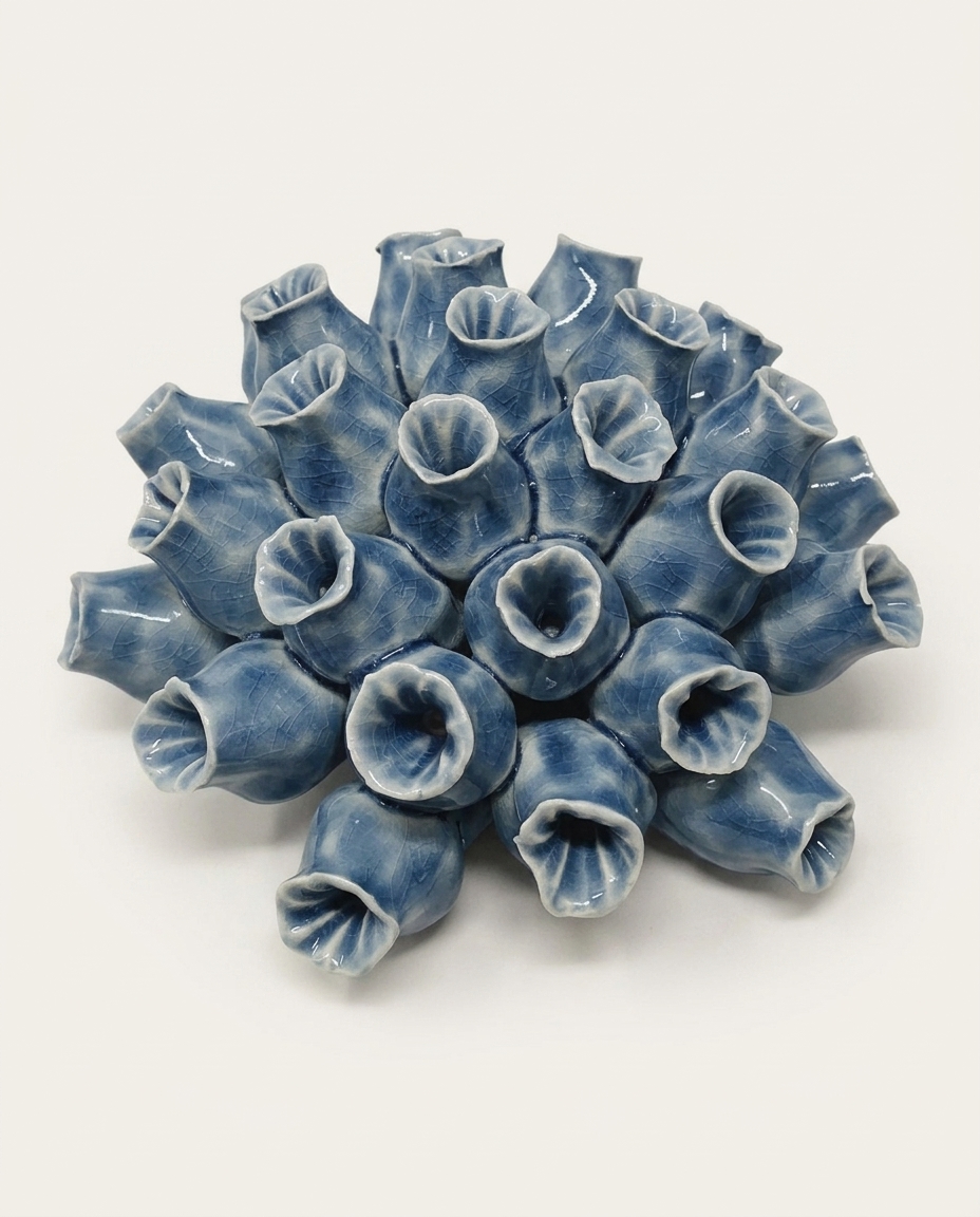 Coral Decorativo em Cer&acirc;mica Ramifi&eacute; Azul image number 6