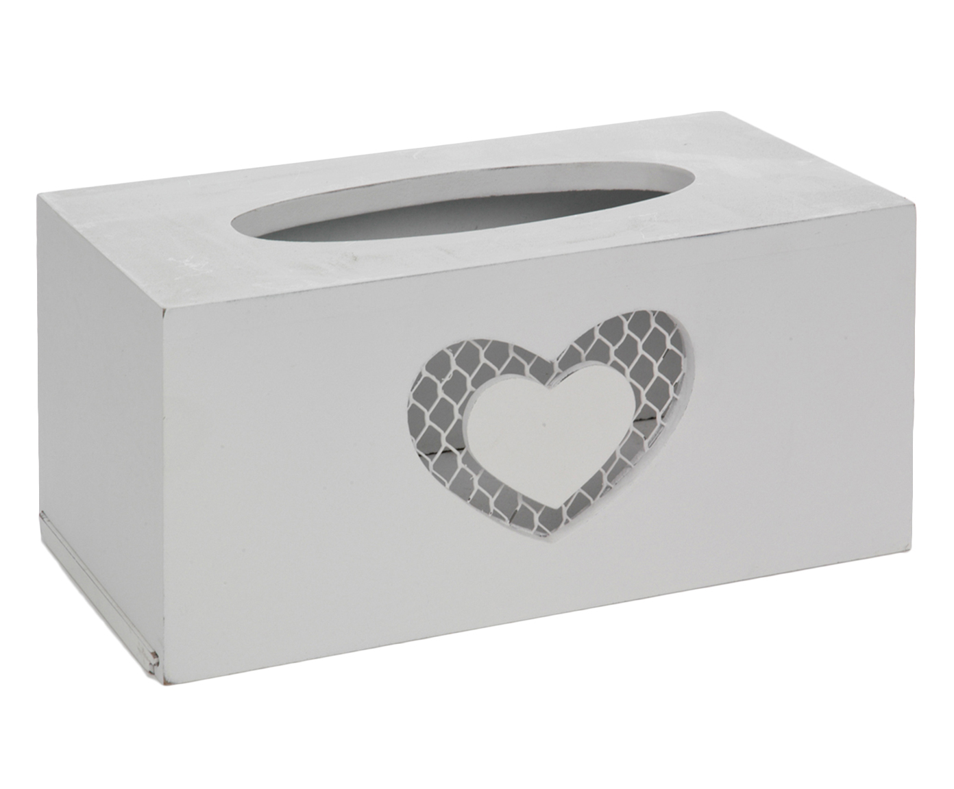 Porta-Len&ccedil;os Heart Branco - image 0