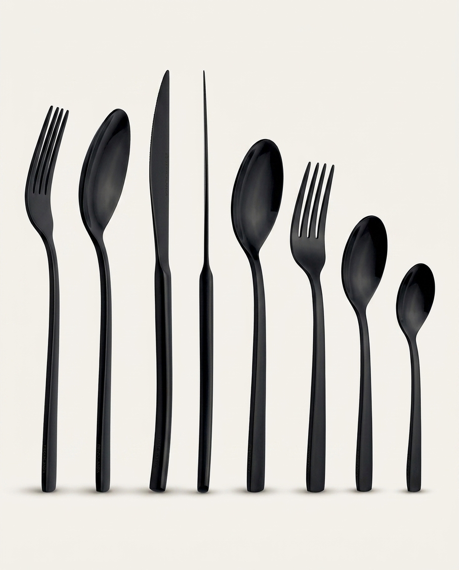 Faqueiro em Inox Ravel Preto - image 1