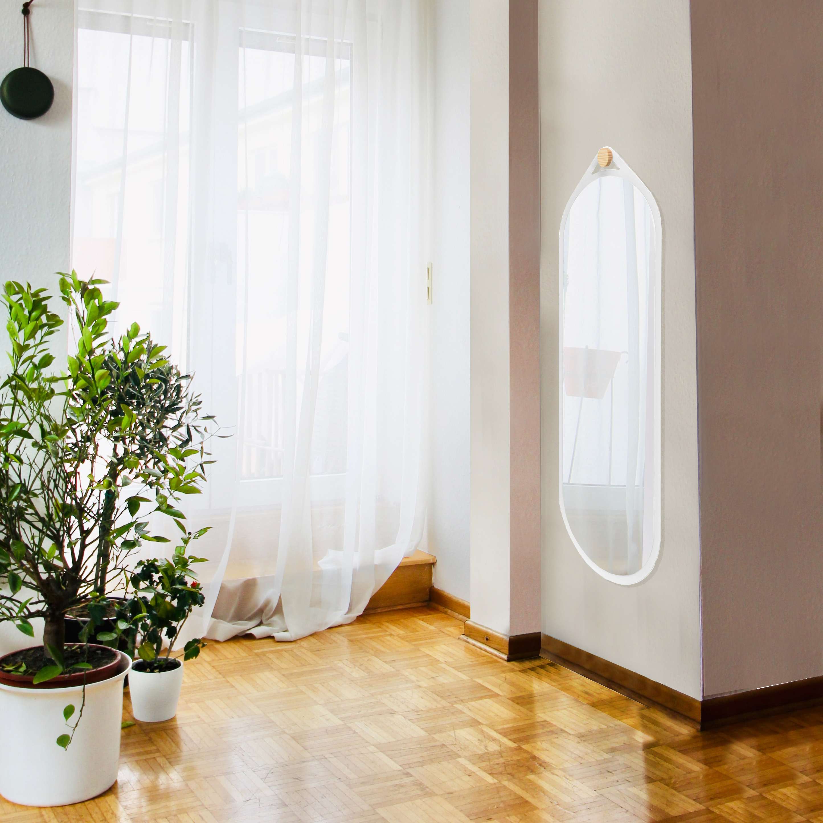 Espelho de Corpo Adnet Oblongo Flat Off White - image 1