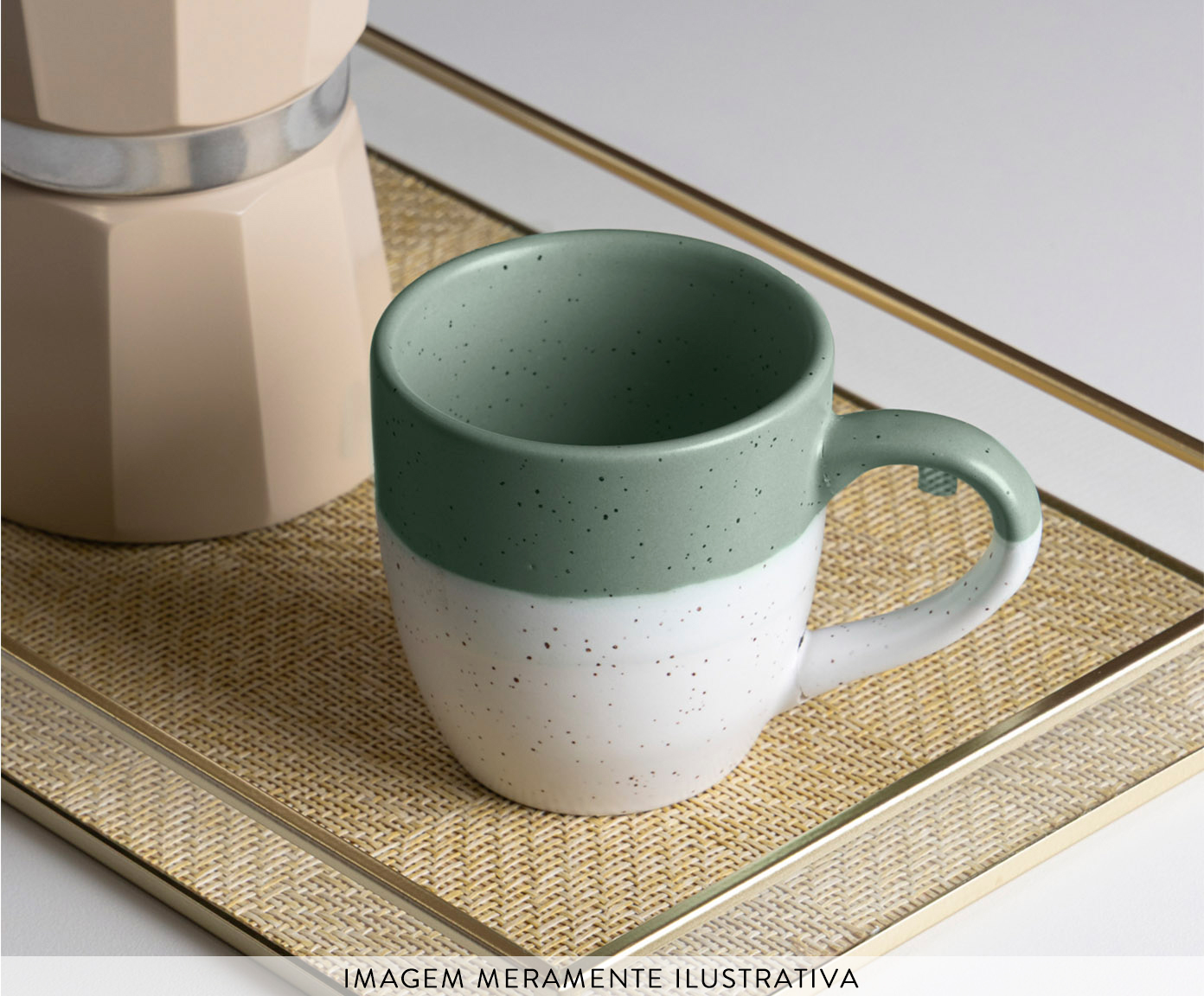 Caneca de Cer&acirc;mica Ombr&eacute; ll Verde image number 3