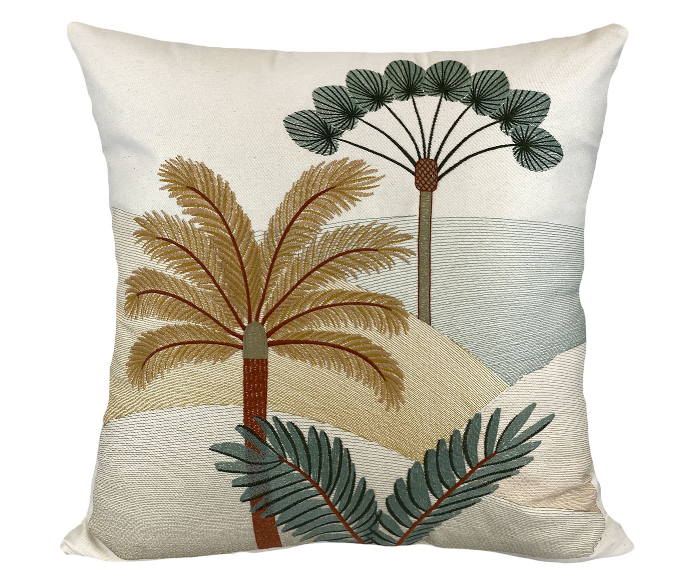 Almofada Sorgun com Bordado Verde - image 0