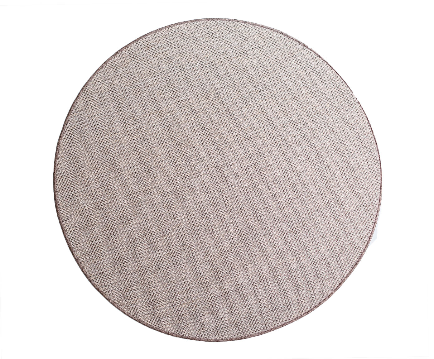 Tapete Redondo Artesanal Look Jacquard Brinco de Princesa - image 0