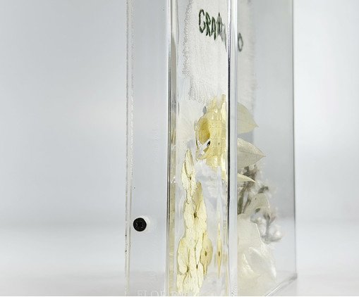 Acr&iacute;lico Decorativo Gratid&atilde;o Branco image number 3