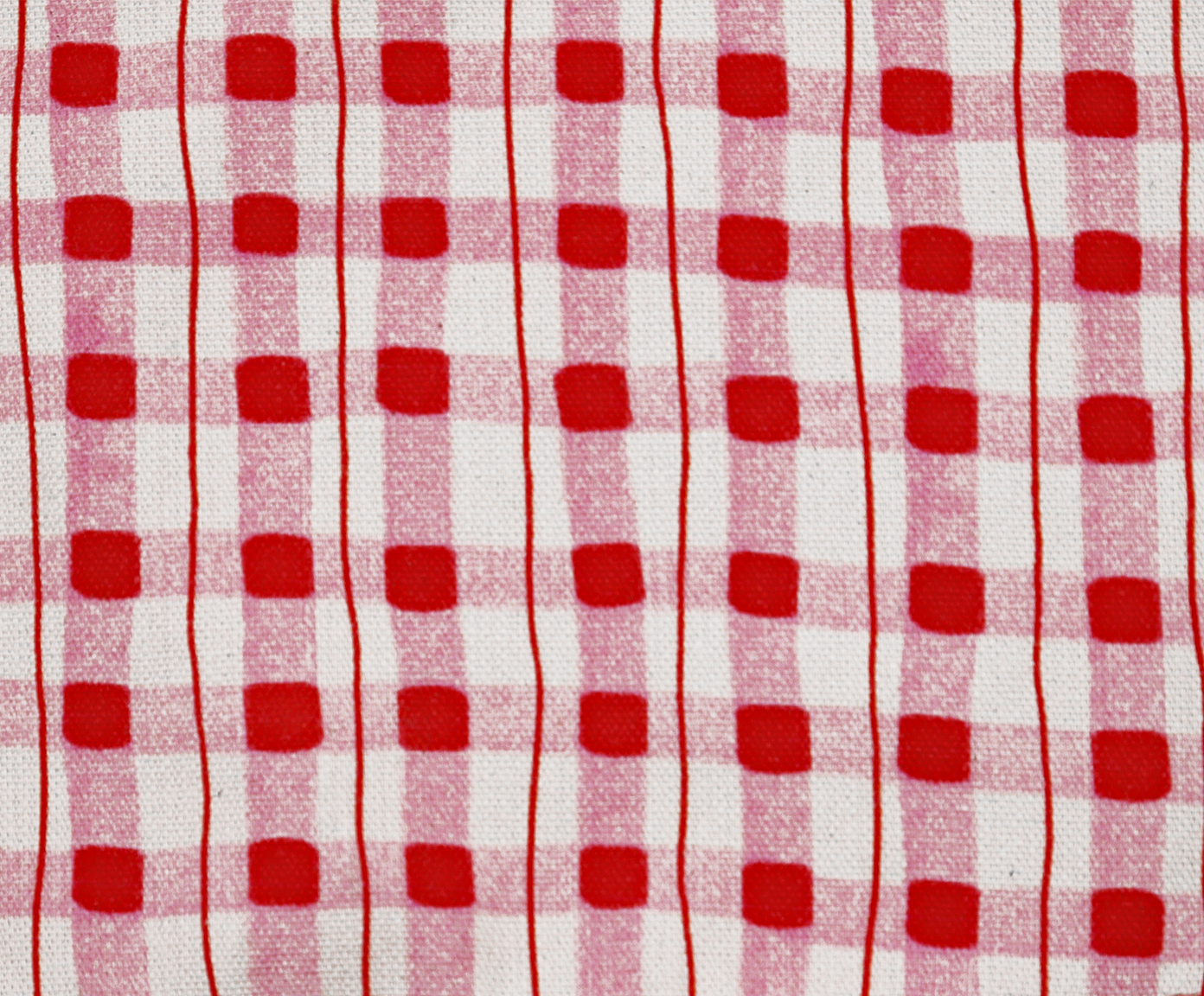 Lugar Americano Babados Qaudretti Vermelho image number 2