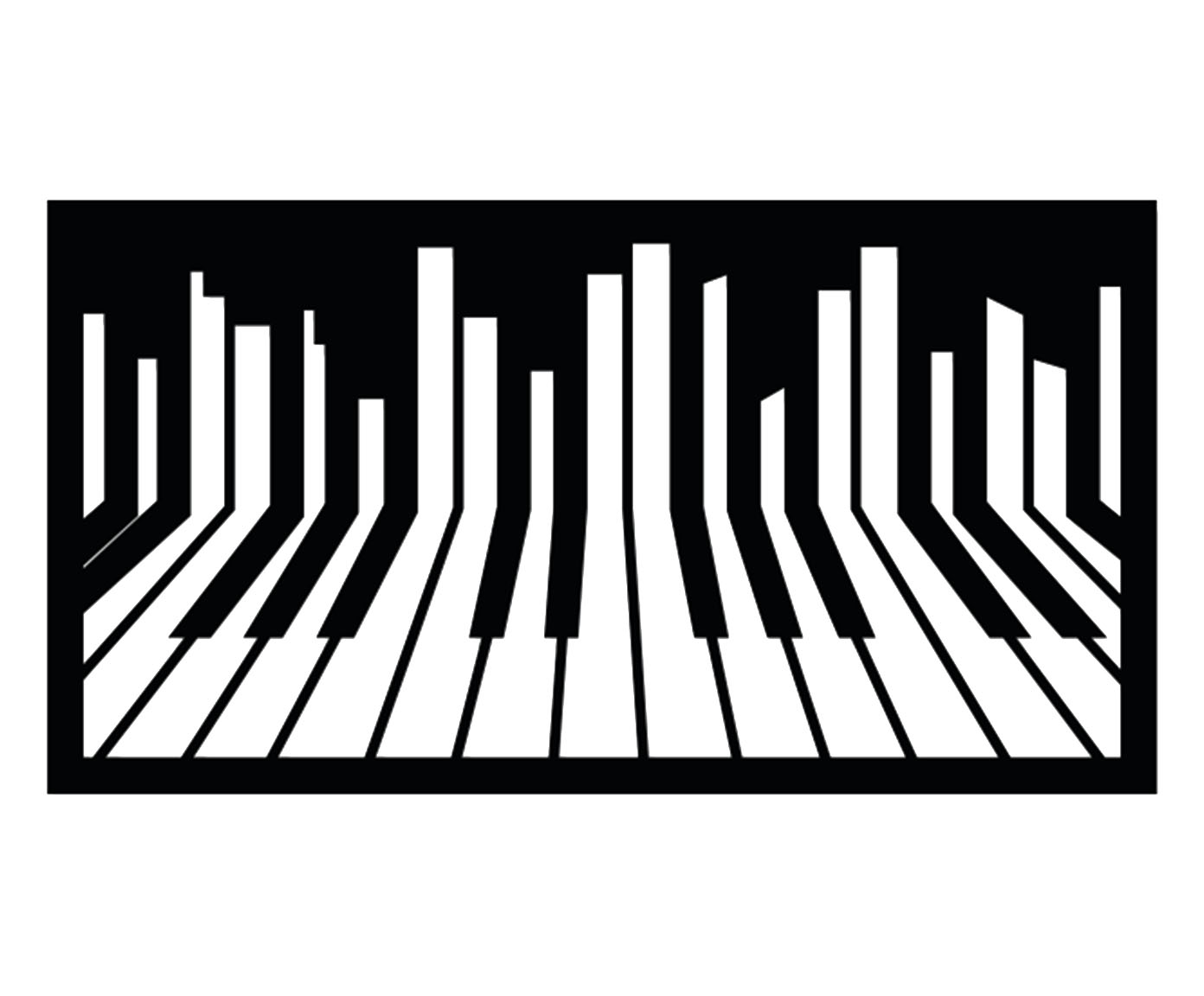 Quadro Vazado Piano - image 0