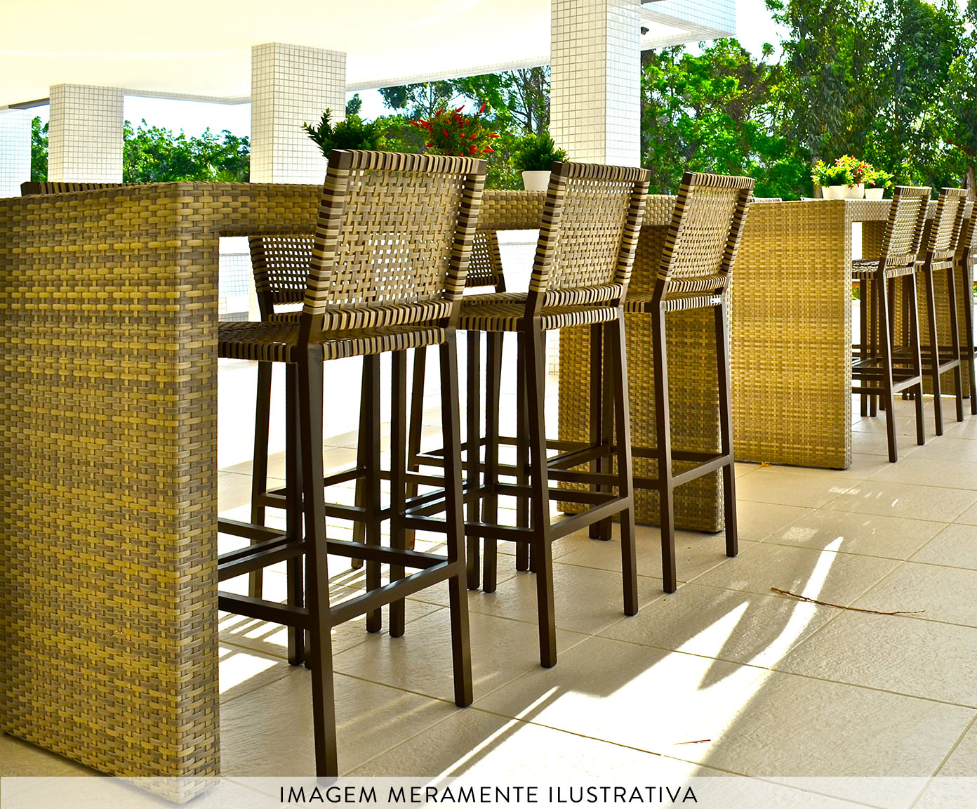 Banqueta Bar Ofner - Natural - image 1