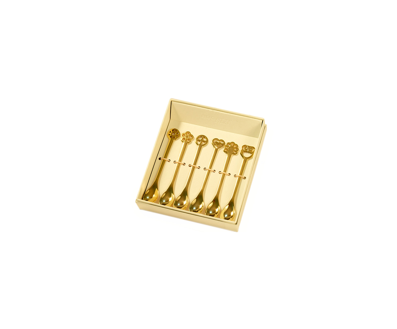 Jogo de Colheres para Caf&eacute; em Inox Moka Spoon Lucky Char Gol - image 1